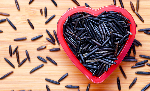 (Wild rice is good for your heart!)