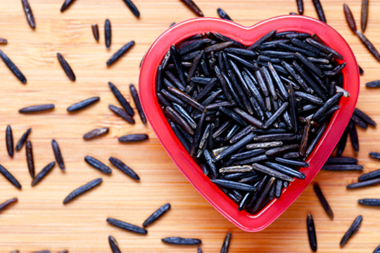 (Wild rice is good for your heart!)